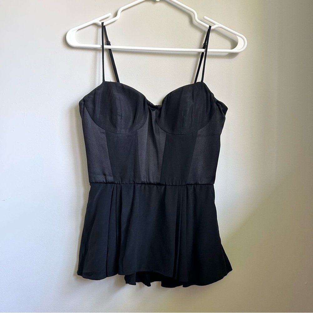 Elizabeth and James Bustier Peplum Top